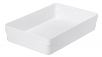 Fiókrendező, 30x6x20 cm, SMARTSTORE "Compact", fehér