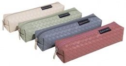 Tolltartó, cipzáras, szögletes, EXACOMPTA "Sienna", vegyes színek