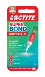 Pillanatragasztó, 3 g, HENKEL "Loctite Super Bond Liquid"